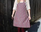 SUMMER BBQ Striped Unisex Apron