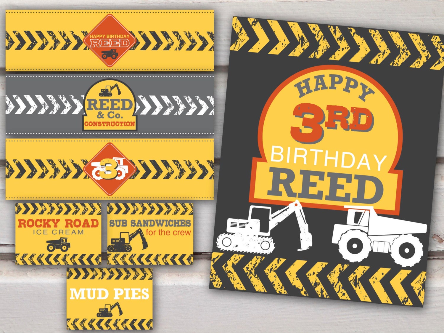 Deluxe Construction Party Pack