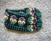 Womens Slippers, Girls Slippers, Pink,Black,Yellow ,Green Knitted Slippers, Gift for Girls Women, Womens size 6.5 ,7slippers home shoes