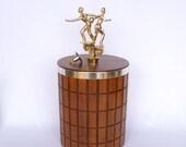 BOWLING TROPHY ICE Bucket/ Upcycled vintage trophies
