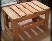 Recycled, Upcycled, Pallet Sofa Table, Rustic Home Decor