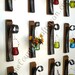 Wall Hanging Candle / Flower Holders - Set of 12 - 100% recycled Wine Barrels