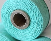 Twinery SOLID COLOR Caribbean Teal Bakers Twine - Gift Wrap - Scrapbooking - Invitations - DIY Crafts - 240 Yards Full Spool of String