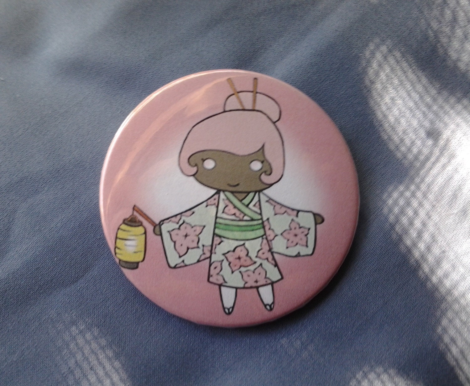 Sakura Girl Button