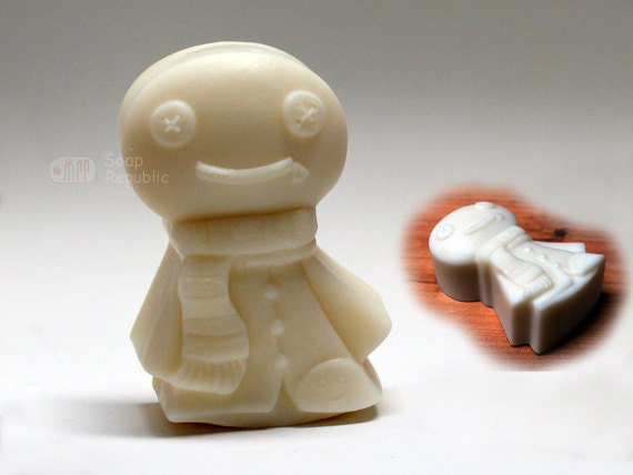 The listening doll  Silicone Soap Mold ( Soap Republic )