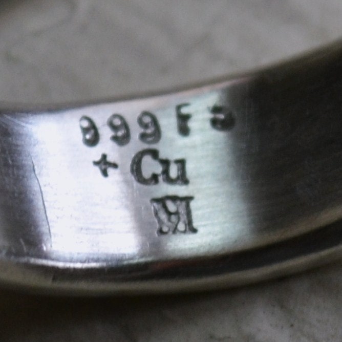 rustic silver and copper wedding ring set - handmade fine silver and copper wedding bands - rustic wedding bands - his and hers customized
