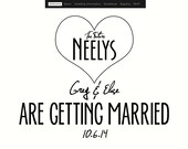 Gatsby Template Wedding Website