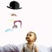 Mr. Moustache baby mobile