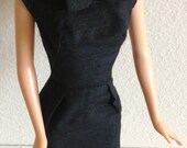 Barbie Pak Black Silk Sheath Dress