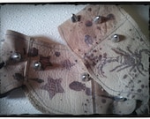 Studded Leather Panel Scorpion Belt Wrap