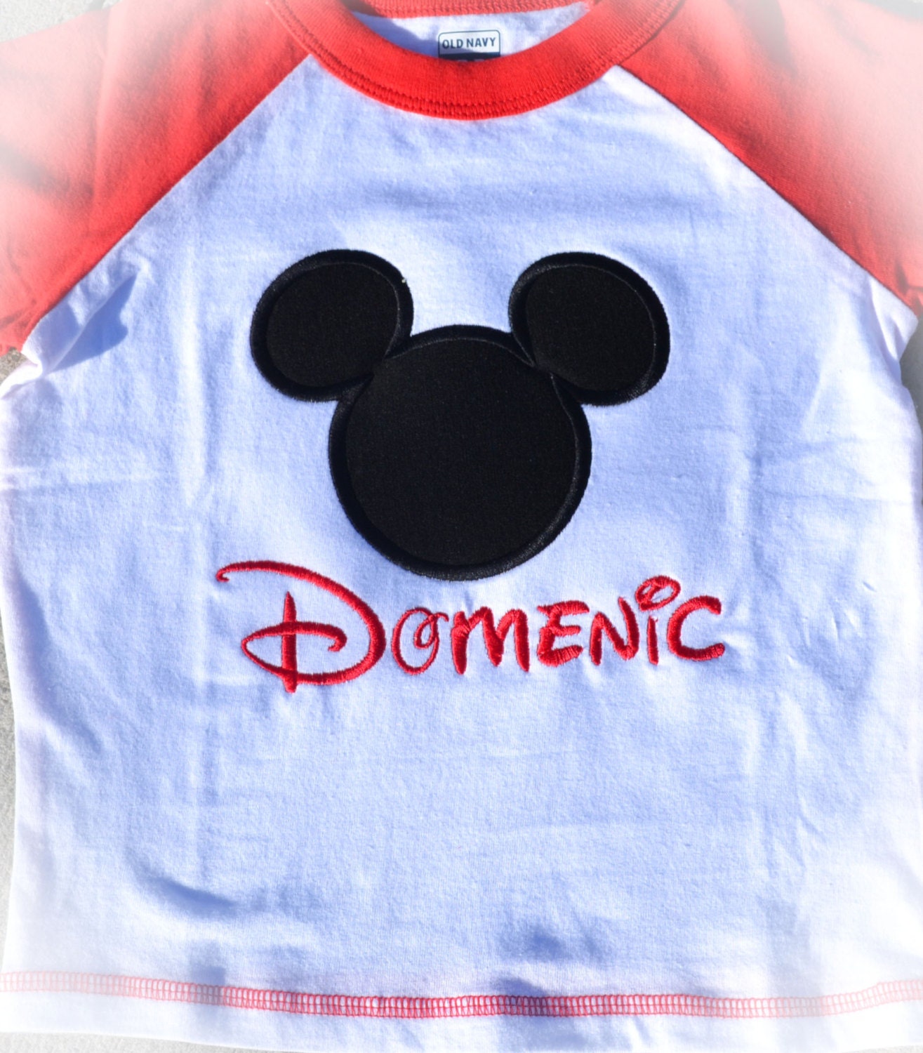 Boutique Personalized Jersey Style Mickey Mouse Shirt Size 5t