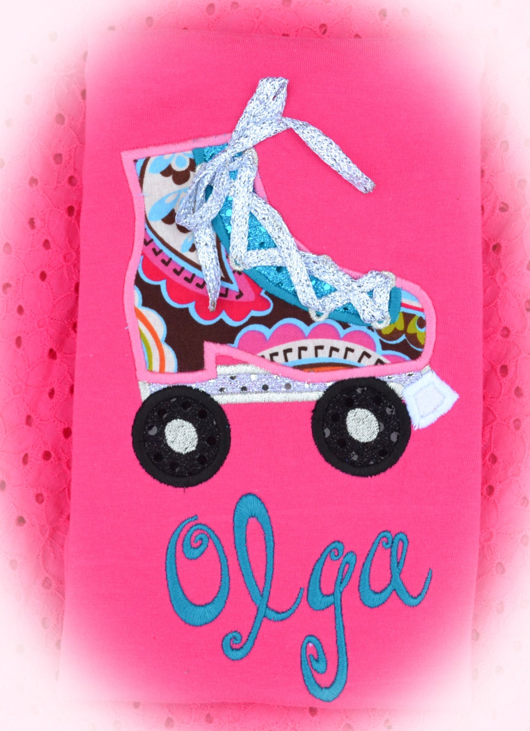 Personalized Boutique Rollerskate Shirt