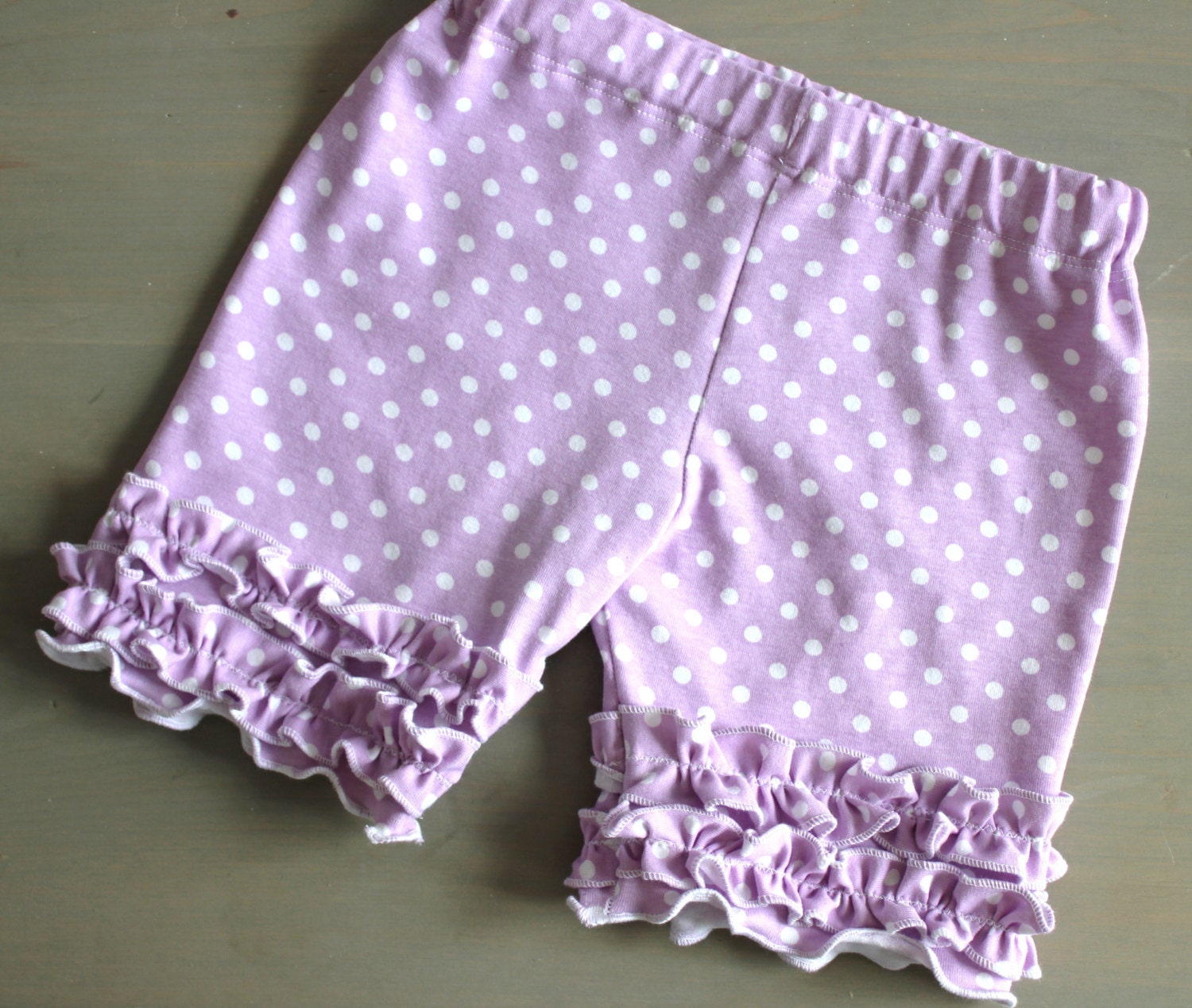 Girls Ruffle Shorts - Polka Dot Shorts