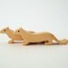 Wooden Toy Ermine Stoat Weasel Waldorf  Miniature Noah's Ark Animals Zoo Woodland Play Set