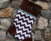 Personalized Handmade Christmas Stockings from the Woodland Collection by Yards and Yards