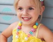 You are my Sunshine-Children's Chunky Bubblegum Bead Necklace