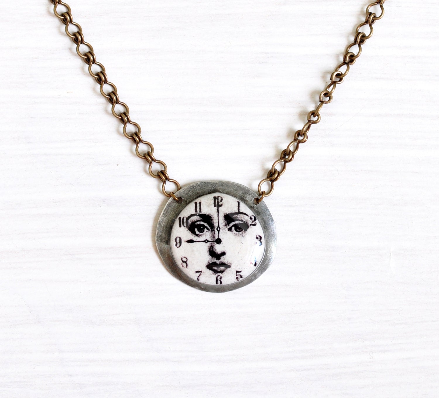 Mind no.4 Necklace . Curiosities Collection . by Mad Tea Garden