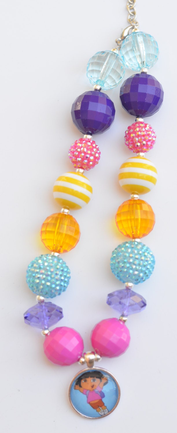 Dora the Explorer Chunky Necklace