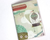 PASSPORT COVER - Steampunk Hot Air Balloons