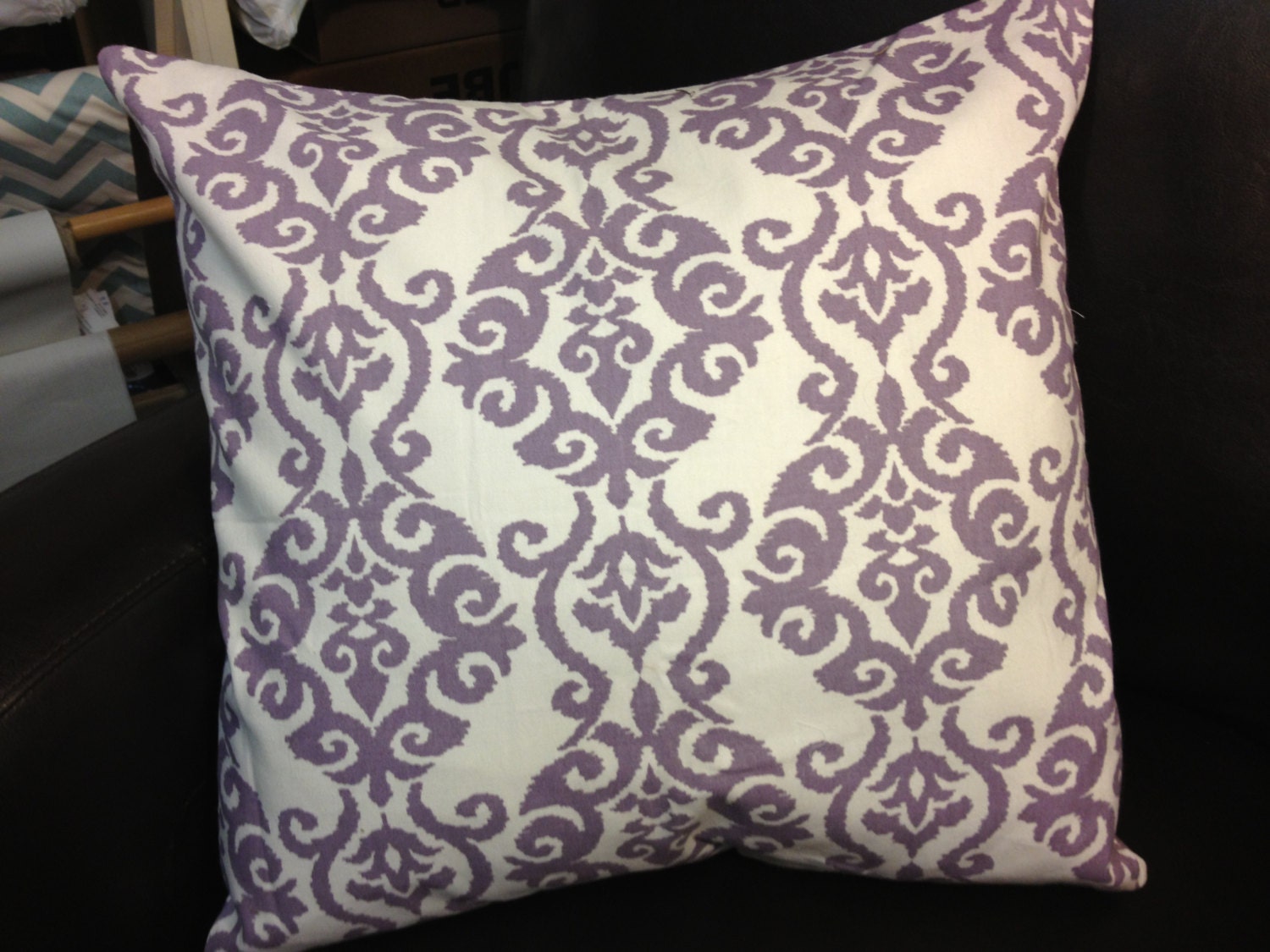 18" square pillow cover in waverly "luminary"