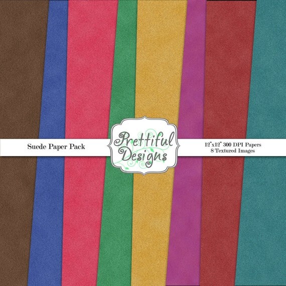 50% OFF SALE Suede Pattern Digital Paper pack for Digital Scrapbooking, Photography, Card Making, Commercial Use (606) Il_570xn
