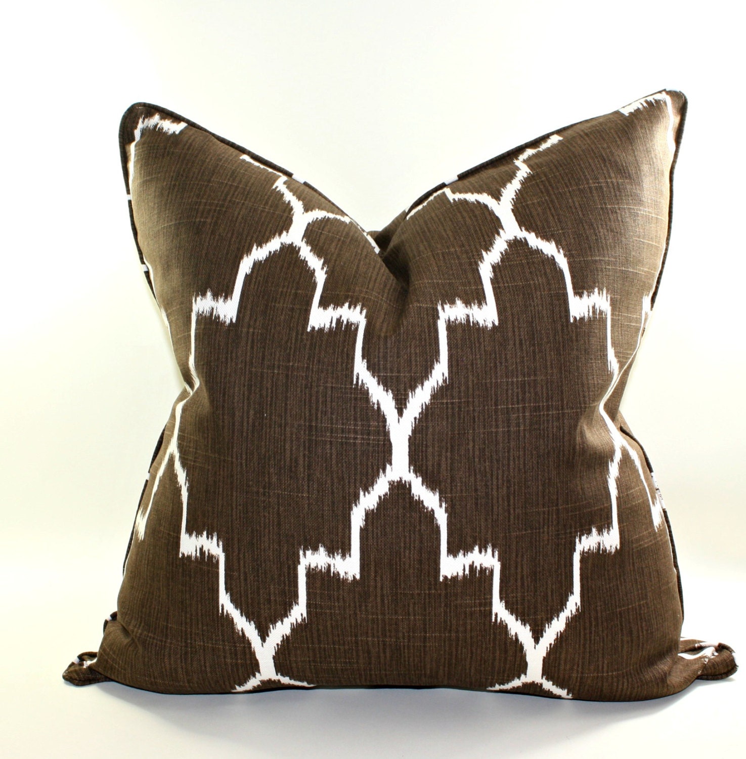 Coffee Moroccan Pillow Cover, Cushion, Decorative Pillow Cover