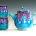 New Moon Tea Set, Ceramic Tea set, ceramics and pottery