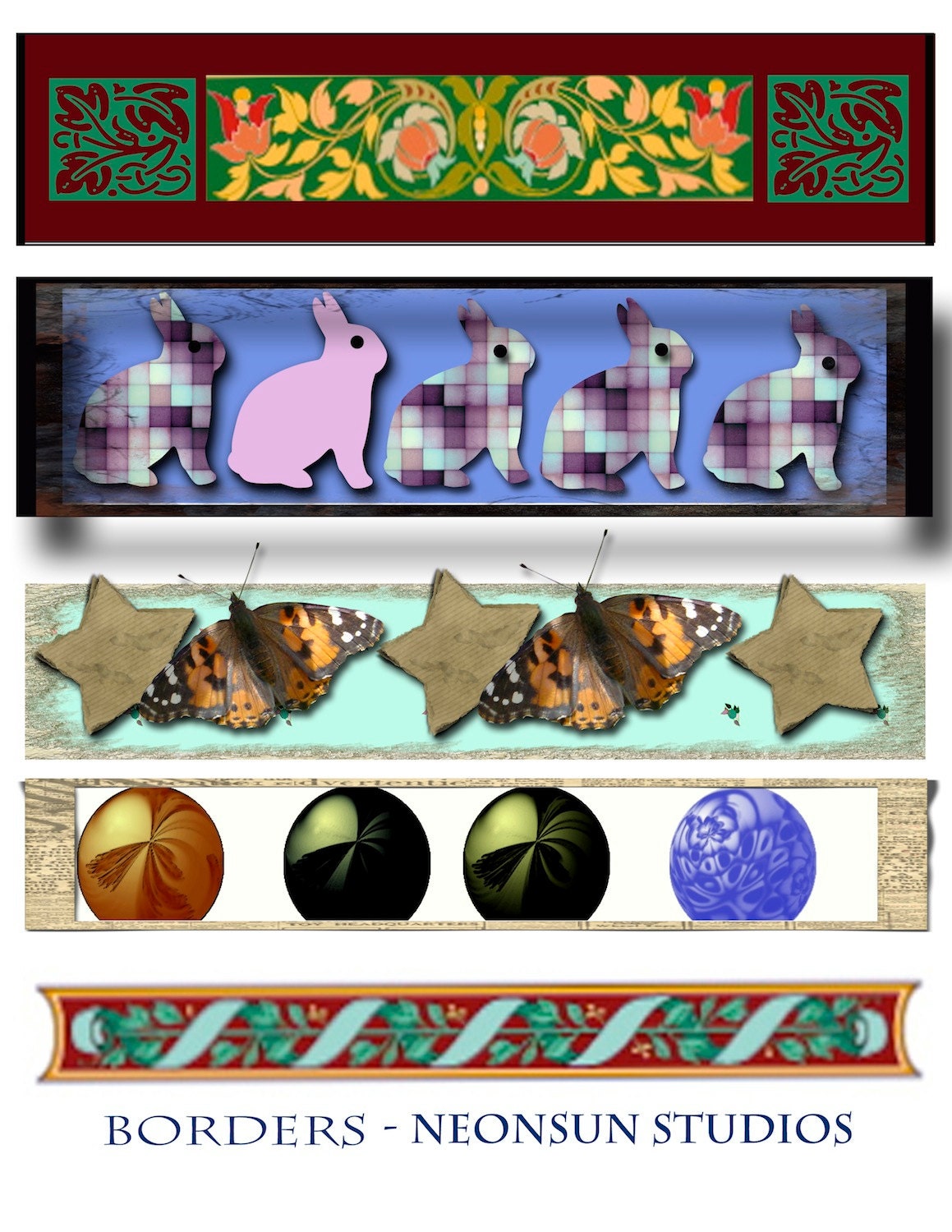 Border Collage Sheet