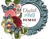 Digital PNG Images BUNDLE - INSTANT Download