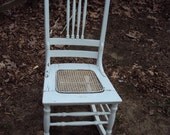 Chippy Shabby Simply Adorable Rocking Chair in Need Of Tender Loving Care