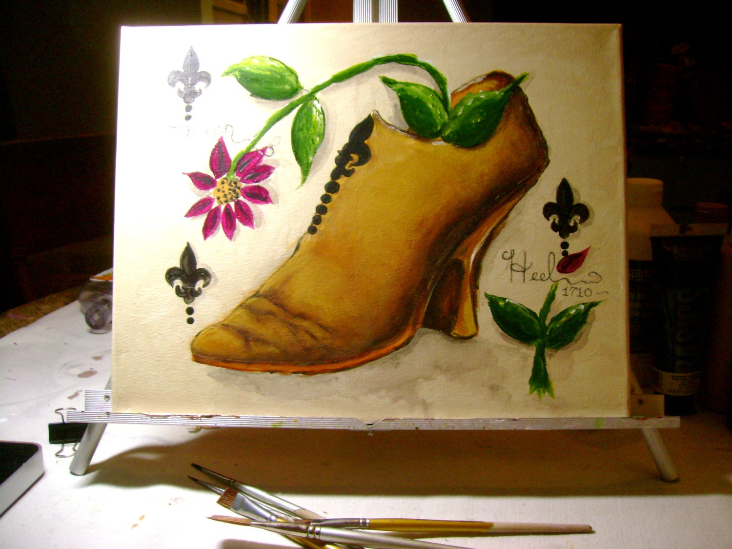 The French Heel -  Art Print - 8'X11"
