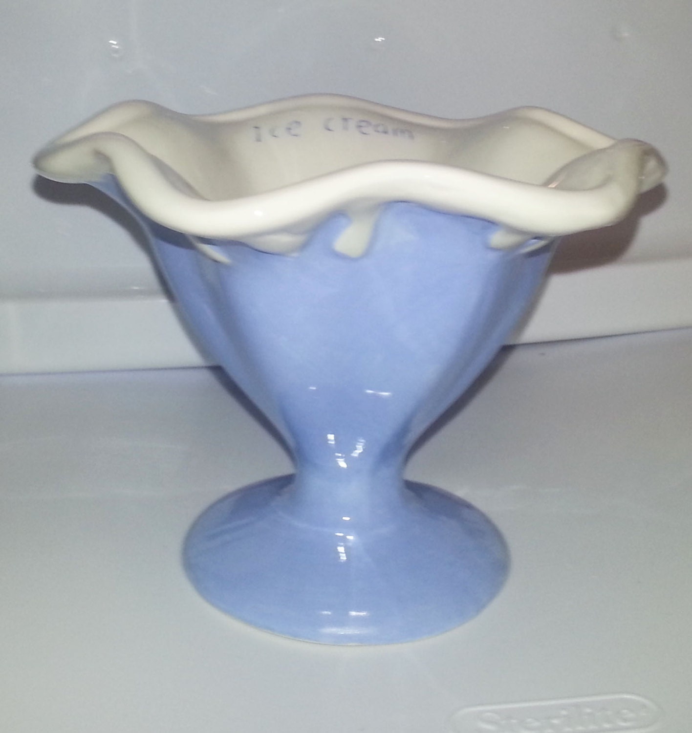 Ice Cream Wavy Bowl - Craft Supply - Baby Shower Gift - Party Favor