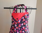 Red and Pink Hearts Apron