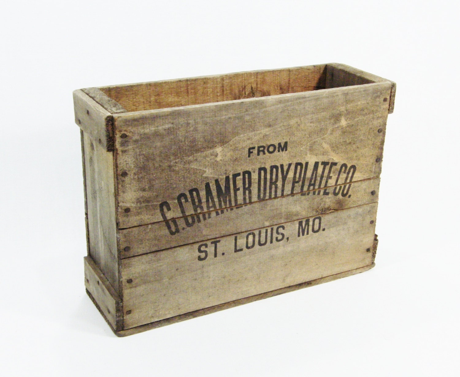 Wooden Shipping Crate Photography Supplies Box
