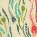 Parenthetical Feathers in Potpourri  from Field Study by Anna Maria Horner Linen/Cotton by the half yard