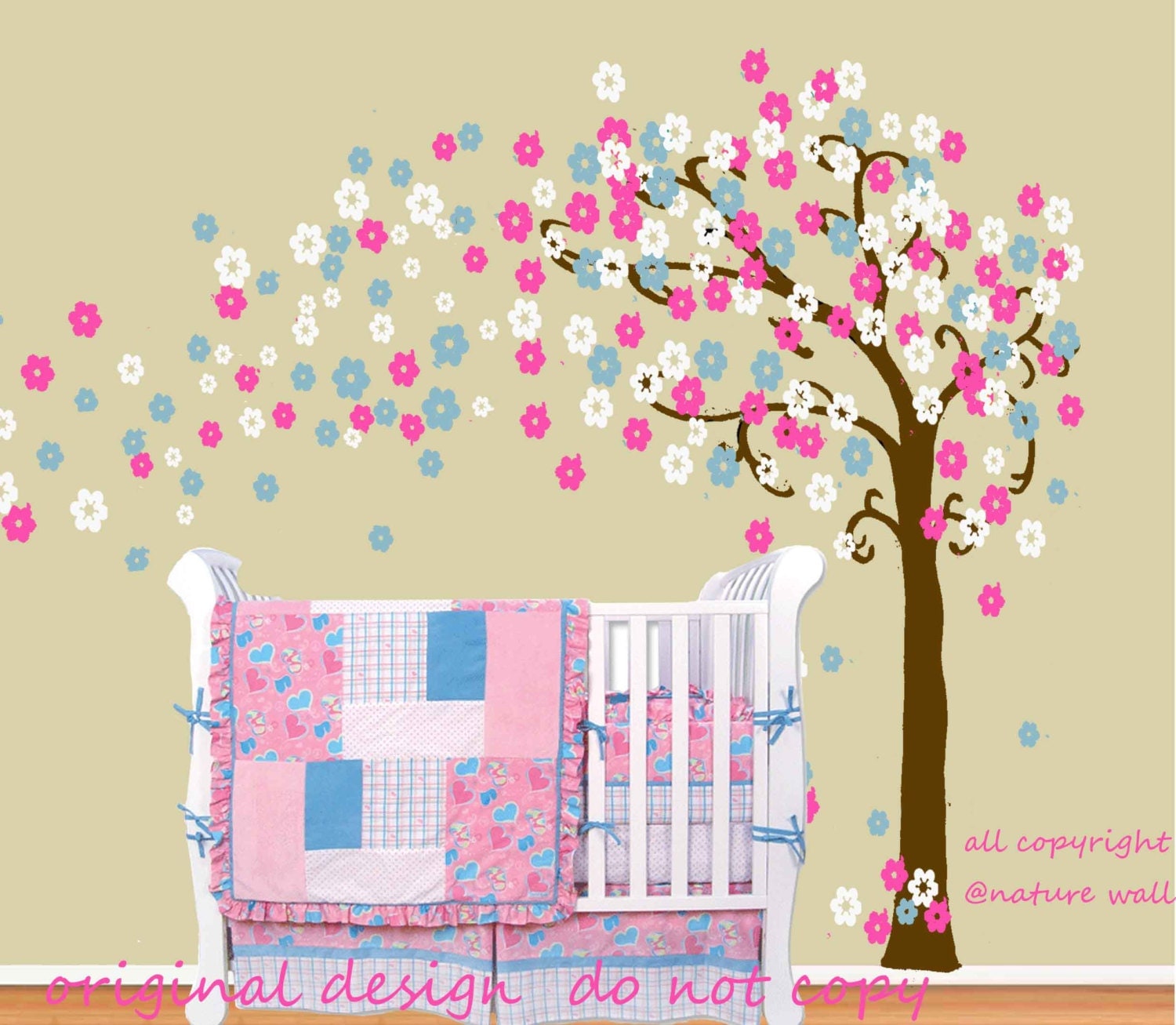 Popular items for cherry blossom wall decal on Etsy