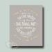 8x10 Gicle Print - She Will Not Be Moved -Typography - Hand Lettering by Grace for Grace by Tiffany Rachal