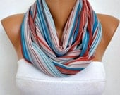 BIG SALE Line - Infinity Scarf Shawl Circle Scarf  Loop  Scarf Gift -fatwoman