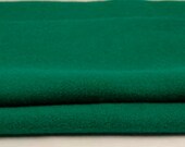 100% HEAVY WOOL PIECES Emerald Green 2 Pc Recycled Coat Fabric - FabulousFabricFinds