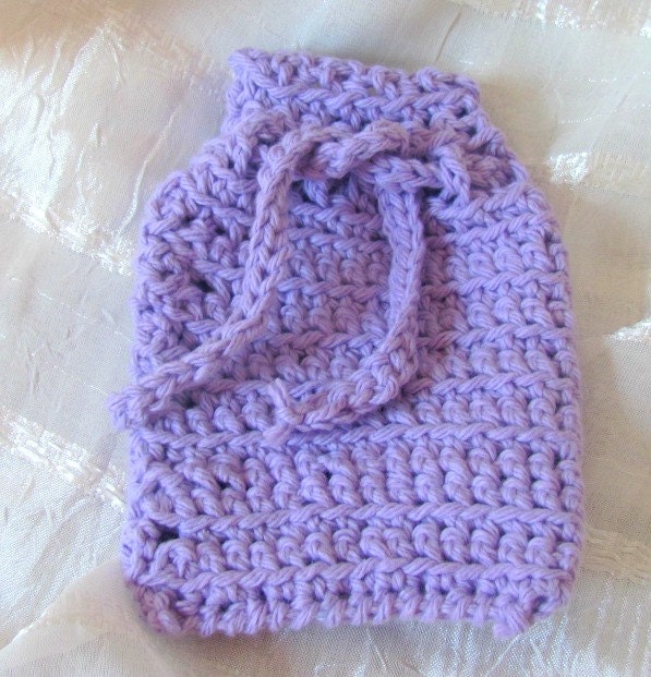 100% Cotton Crocheted Soap Saver, Loofah, Scrubbie