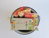 mother of the bride clutch, personalized gift for mom, modern floral purse, MADE TO ORDER by mamableudesigns
