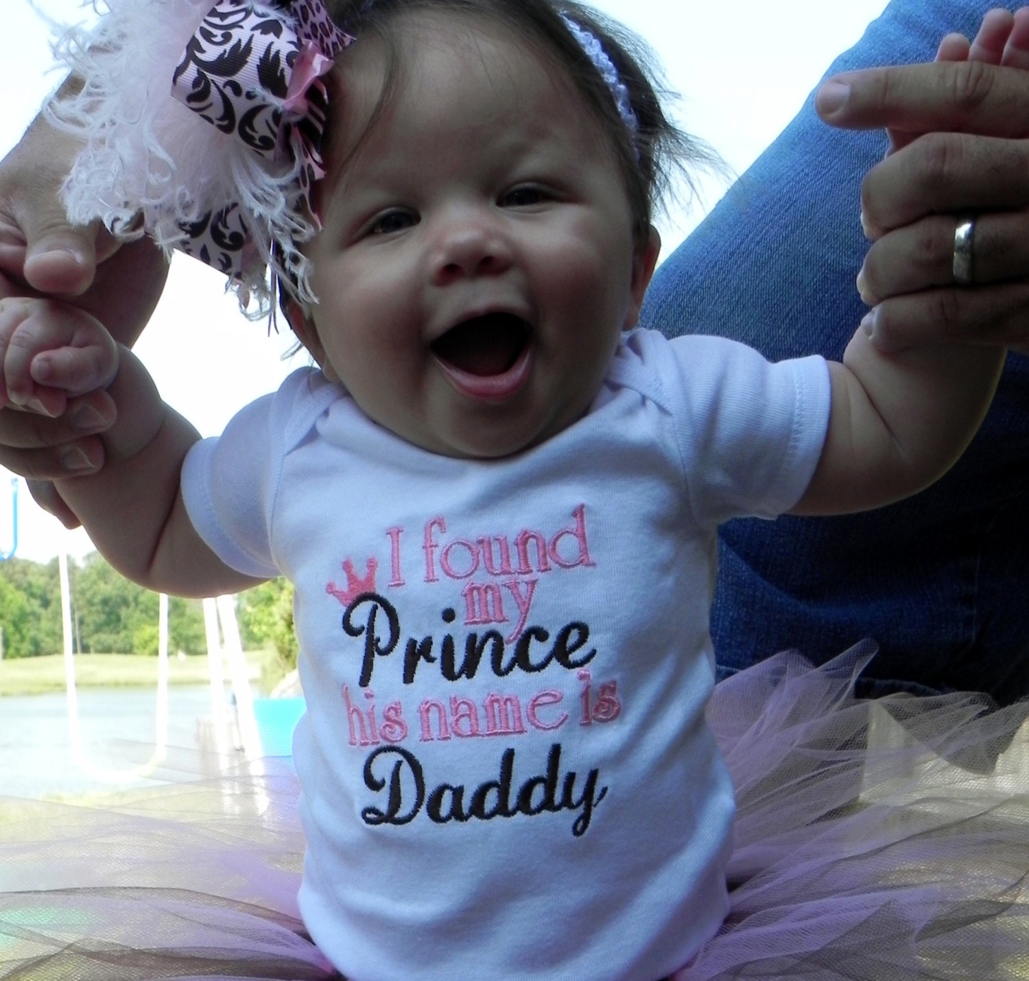FATHER'S DAY - Facebook Offer - I found my Prince his name is DADDY - The Most Adorable Onesie on Esty