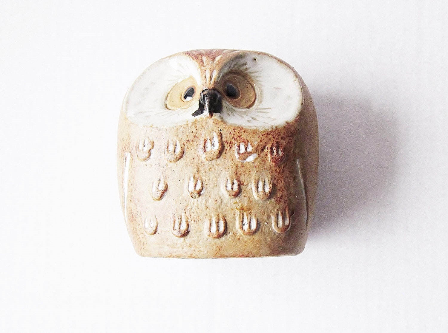 Vintage Owl Bank Counterpoint Japan Ceramic Figurine Piggybank Collectible Figure Mod 1960s 1970s