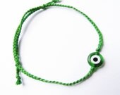 Evil Eye Bracelet - (Green / Green)