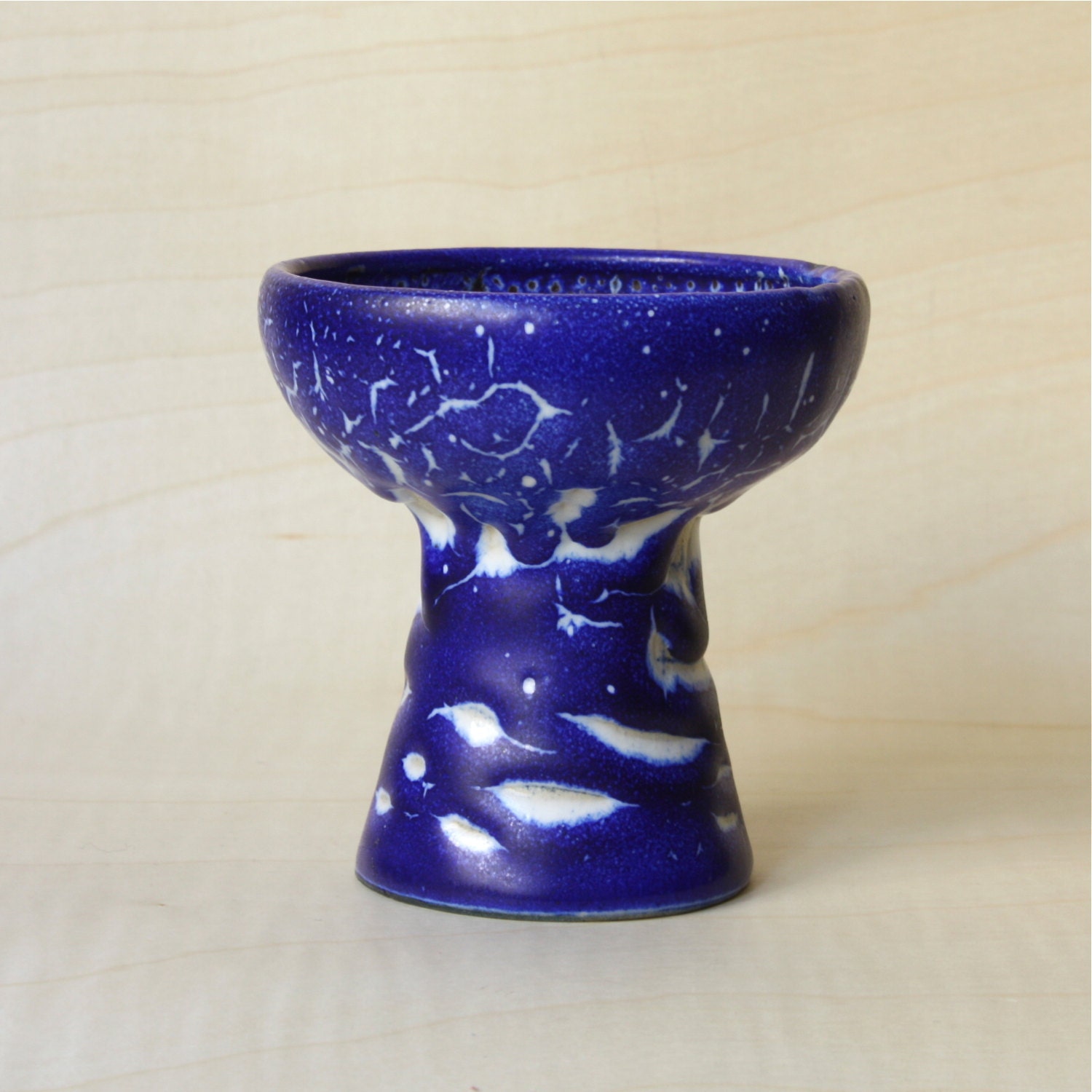 Vintage Fat Lava Studio Pottery Vase by  Kunsttöpferei Unterstab