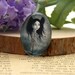 10x14mm,13x18mm,18x25mm,20x30mm,30x40mm Oval Glass Cabochons Cartoon darkly girl, jewelry Cabochons finding beads,cabochons--11