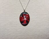 Marvel Scarlett Witch Avengers Super Hero Comic Necklace