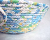 Baby Blue Basket, Handmade Blue Diaper Bin, Baby Shower Gift, Storage Organizer, Blue Baby Decor, Fabric Basket