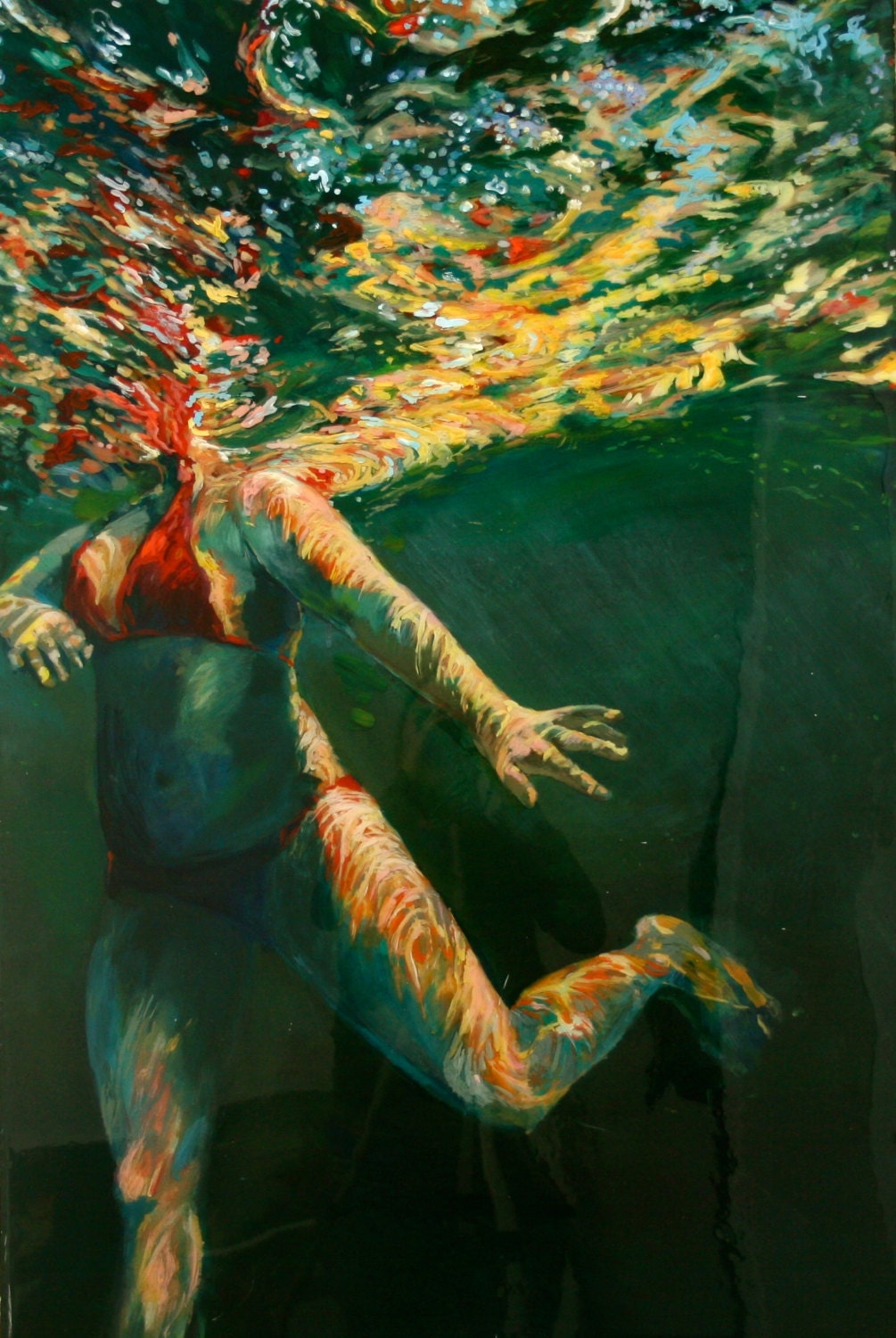 Returned from Which She Came professional Archival Quality Art Print  // 12 x 16