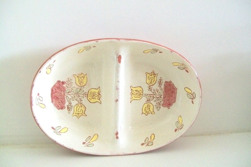 1960s Decorative Serving Bowl Decor